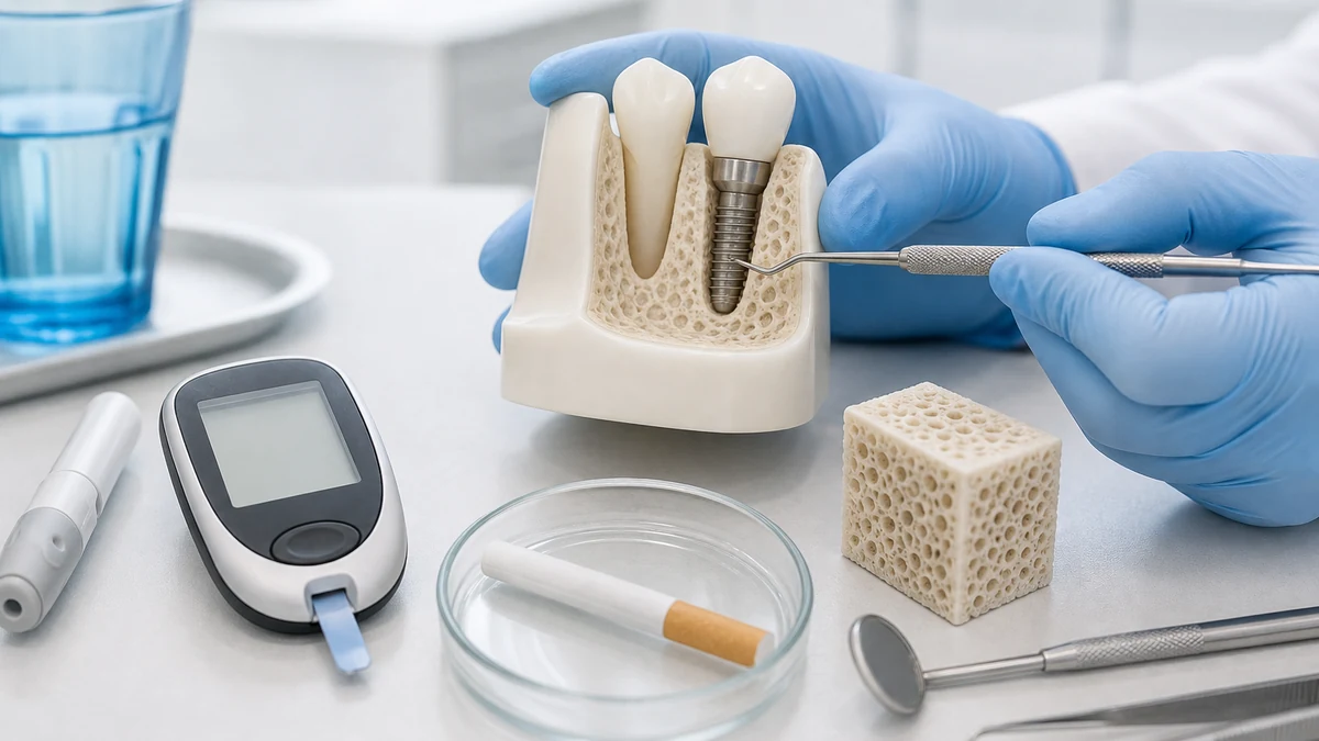 Zahnimplantate bei Diabetes, Rauchen oder Knochenverlust