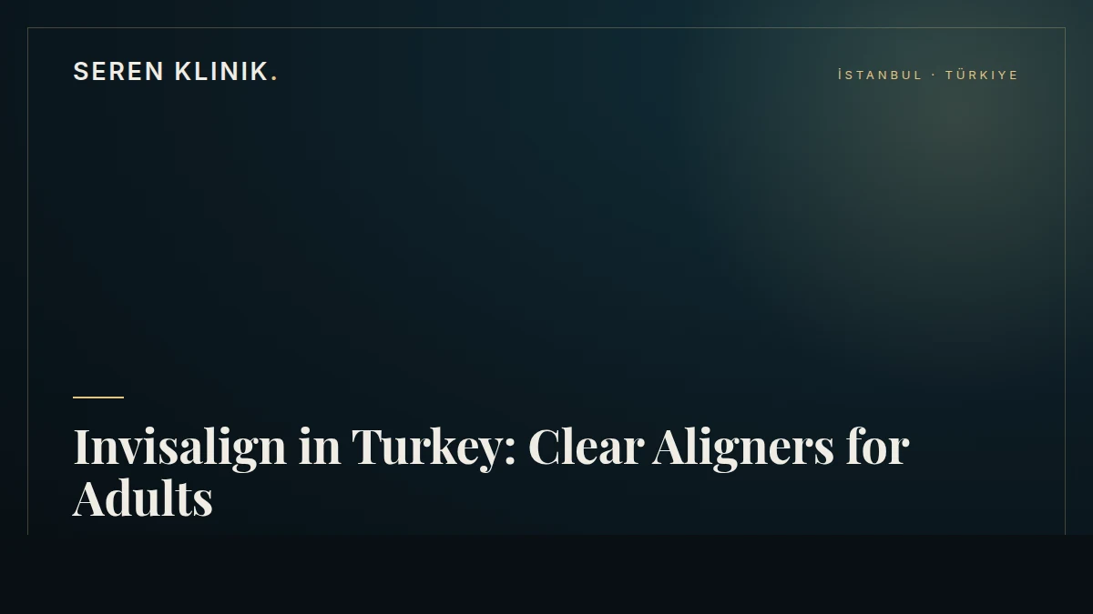 Invisalign in Turkey: Clear Aligners for Adults